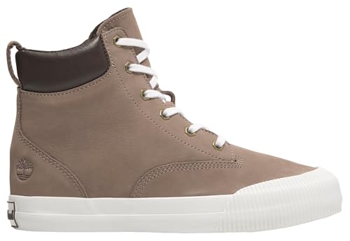 Timberland Timberland Women's Skyla Bay 2.0 High Top Lace Up Sneaker, Taupe Nubuck, 9.5 Medium