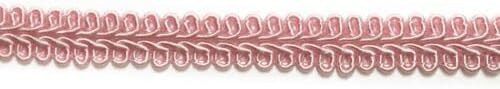 10 Yards Gimp Trim Braided for Decors Dresses and Costumes Pink Fabric