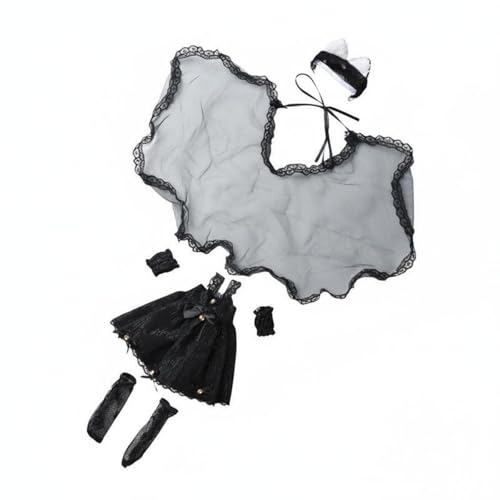 【Design】: Un vestito bambola con orece da coniglio dal look dolce e romantico, come accessorio per bambole per dare immediatamente un tocco fiabesco alle tue collezioni.