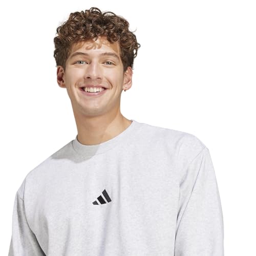 Image of adidas Mens Cotton M Feelcozy Swt Crew Neck Sweatshirt