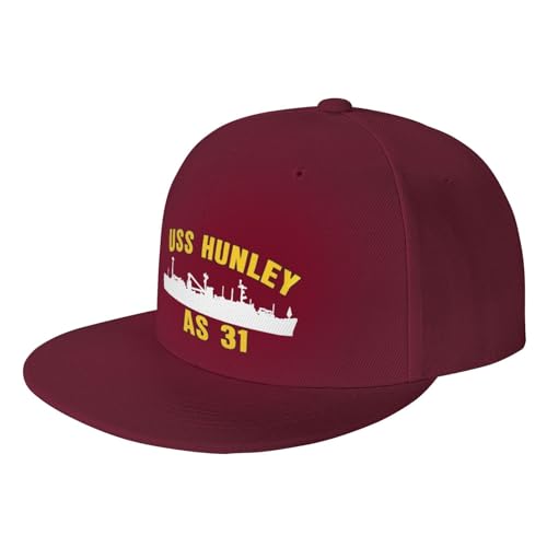 USS Hunley As 31 Outdoor Baseball Hat Flat Hat2
