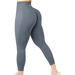 Leggins Mujer Push Up Capri Leggins Deportivo de Mujer Cintura Alta Leggings Mallas para Running Training Fitness Estiramiento Yoga y Pilates Leggings Push Up Mujer sin Bolsillos Compresión Pantalón
