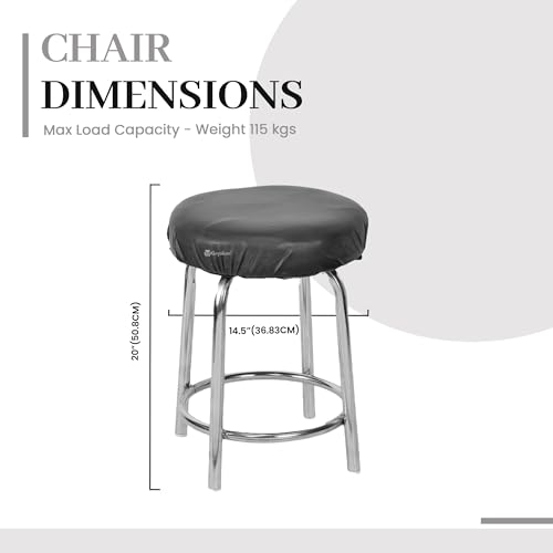Image of Doctor Medical Seating Stool Versetile Use for Home Office Indoor Outdoor (Black, 1)