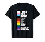I Am A Safe Person Pride Ally You Are Safe With Me LGBTQ T-Shirt