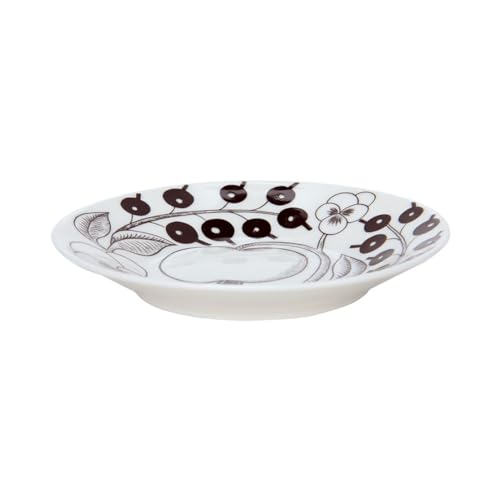 [ アラビア] Arabia 皿 16.5cm パラティッシ ソーサー ブラック Paratiisi Saucer Black & White 中皿 食器 磁器 フィンランド 北欧 プレゼント 1005404 / 6411800066785