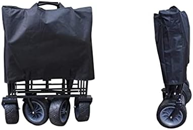 4-Wheel Beach Wagon Folding Wagon Garden Cart Garden Trolley Heavy Duty Foldable Pull Wagon Hand Cart Folding Cart Wagon Truck Wheelbarrow