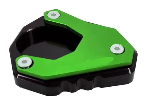Support Béquille Pad Versys 650 en Aluminium Anodisé Vert Haute Résistance