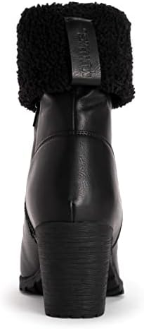 MUK LUKS Women's Lacy Lily Boots, Black, 9.5 | Image 2