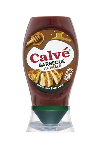 Calvé Salsa Barbeque al Miele, Formato 250 ml, Salsa Bbq