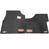 Heavy-Duty Floor Mats, Black, Custom Fit Truck Mats, fits Peterbilt Model 567