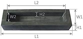 Miniatura 2 de OTOOLWORLD Molde de lingote de grafito de oro y plata para fundir refinación de fundición (17.64 oz)