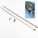 2PCS RC Boat Aluminium M6 Antenna Mount Base with Antenna Tube Sleeve for RC Boat Ship Car DIY Model Toy Building Parts (Mix Color 1)