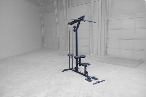 Image of Body-Solid (GLM85B Pro LAT Machine Sculpt a Stronger, Space-Saving and Back Exercise Weight Machine Home Gym Equipment