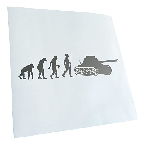 Kiwistar - Autocollant - évolution de la guerre - argent - G24 - Pour voitures, vélos, véhicules, motos, cyclomoteurs, tuning, vitres arrière