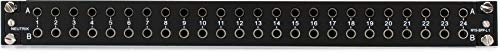 Neutrik NYS-SPP-L1 48-Point 1/4" TRS Balanced Patchbay + DTP-802 8-Channel DB25 to 1/4 inch TRS Snake - 6.6 Foot Va