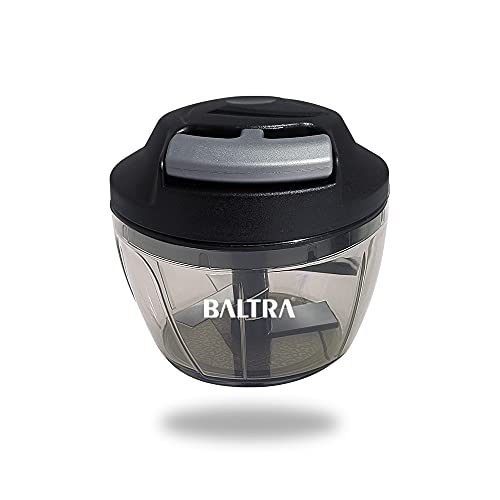 Image of BALTRA Kwik Handy Manual Food Chopper Vegetable Cutter 450 ml, gray (BHC-201)