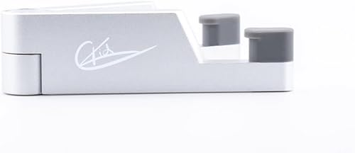 CKid Soporte plegable para teléfono celular, compatible con teléfonos iPhone y Android, almohadillas de silicona antideslizantes, se adapta a