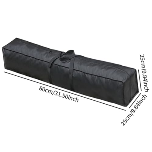 Travel Duffel Bag Large Sports Equipment Storage with Zipper Dustproof Long Luggage Bag Water Resistant for Tent Pole Gym, 80cmx25cmx25cm4