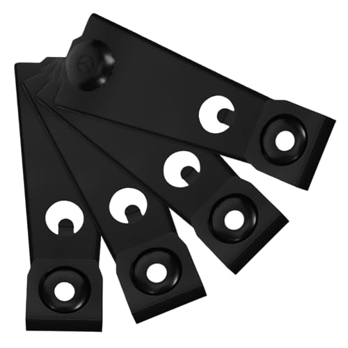 KONTONTY 4pcs Sofa Connectors Metal Attachment for Sectional Couch Stabilization Design for Easy Reconfiguration Discreet Installation Compatible with Various Models