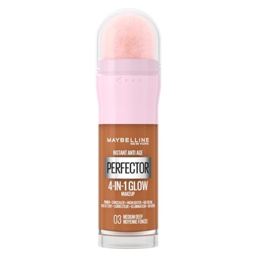 Maybelline Primer 4 in 1 Instant Anti Age Rewind Perfector, 0.3 Medium Deep