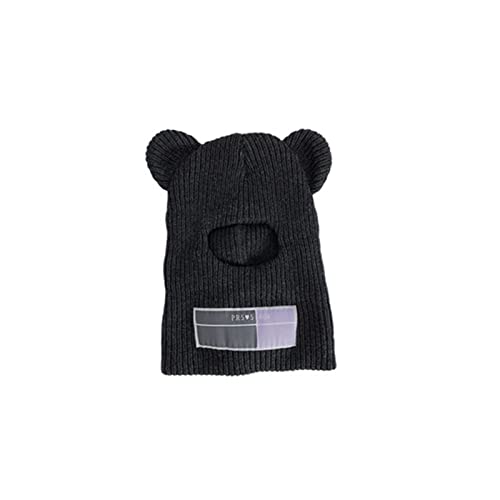YIFEID Strickmütze Damen Multifunktionale Skimaske Winter Warme Strickkappe Wollhüte Erwachsene Männer Und Frauen Mützen Dicke Maske Cover
