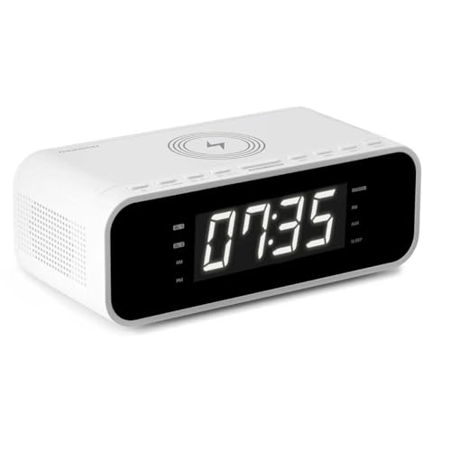 Radio Réveil Thomson CR221I – FM PLL, Charge Sans Fil 5W - vue 3