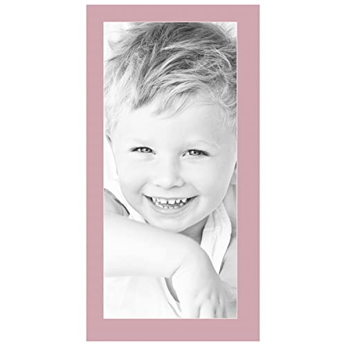 13x29 Soft Pink / Seashell Custom Mat for Picture Frame with 9x25 opening size (Mat Only, Frame NOT Included)