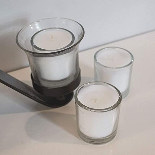 White Unscented Glass Votive Candle - Pack Of 48 | Bulk Pack For Weddings, Bridal Showers Or Home Parties And Centerpieces #TOP4