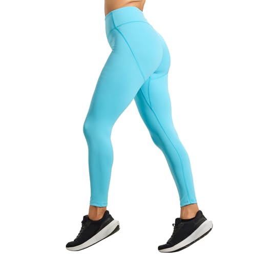 Image of Boldfit Limitless NYLOFLEX HIGH Rise Tights Gym Pants for Women Workout Breathable Tights for Woman Workout Activewear Leggings for Women Ankle Length Stretchable Pants for Woman Gym Lower
