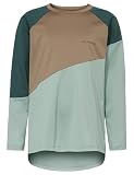VAUDE Kids Moab LS T-Shirt - Langarmshirt für Kinder - zum Mountainbiken - sehr atmungsaktiv, Dusty fern, 122-128