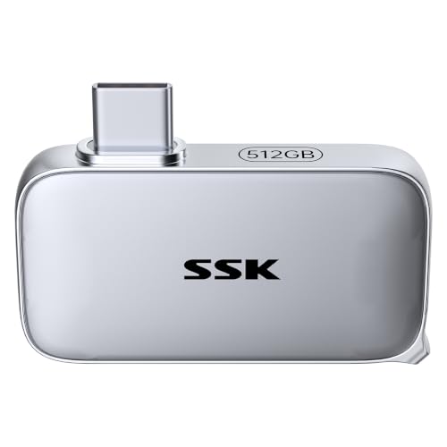 SSK Disque SSD Extreme 2To, USB 3.2 Gen 2 SSD Portable jusqu'à 1050 Mo/s