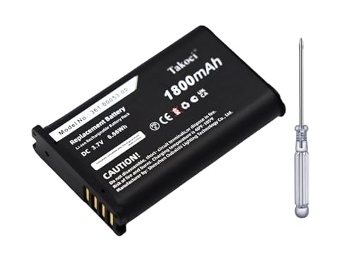 SCESMIA Replacement GPS Battery Compatible with G-Armin Alpha 300 Alpha 200 Alpha 200i Alpha 300i Montana 600T 650T 680T Monterra Fits P/N ?010-11599-00 361-00053-04 3.7V 1800mAh