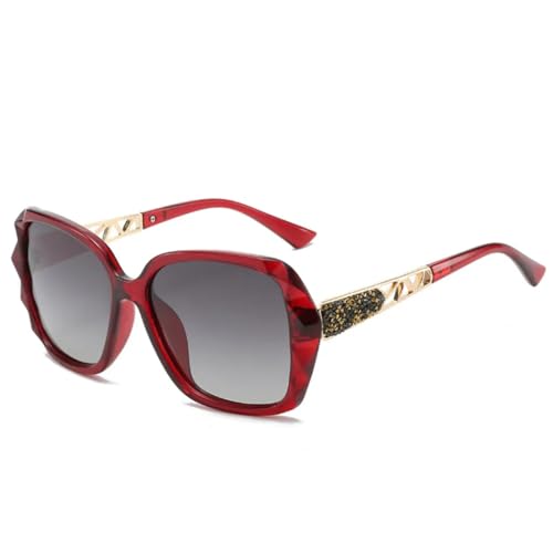Lunettes de soleil de luxe pour femmes yeux sensibles UV400