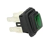 Porta Cialda Guarnizione per Macchina Caffe DIDIESSE Frog Ricambi Dado Filtro Spessore Oring Coperchio Termostato Resistenza Guarnizione Decalcificante (Interruttore Verde)