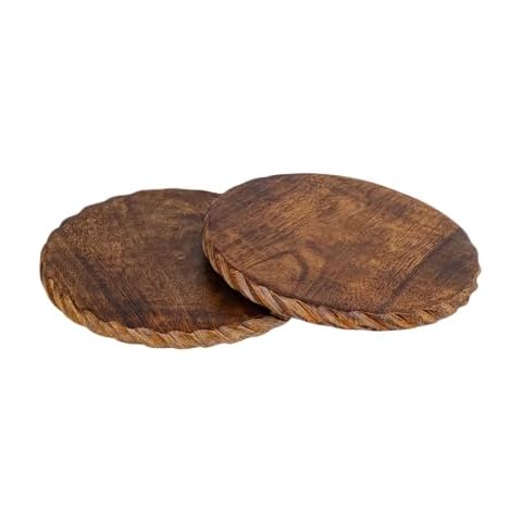Wooden Trivets for Hot Dishes (Set of 2) Cover