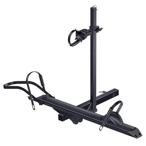 Image of YOUNG ELECTRIC 100LBS. Capacity Aluminum 1-Ebike Rack for Bicycles and Electric Bikes, fits Car SUV Van RV and Trailer with 2 inch Receiver