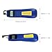 QWORK 2 Pack Optical Power Meter, -70~+10 dBm, with Universal 2.5mm Interface, Fiber Light Meter for Testing 6 Calibration wavelengths,Blue