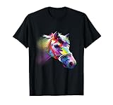Horse Shirt Colorful Horse's head Pop Art for Men and Women T-Shirt
