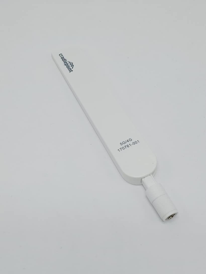 Cradlepoint 5G/4G LTE 600MHz-6GHz SMA Cellular Antenna - White P/N 170761-001