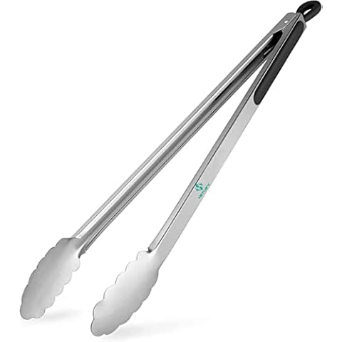 Hetuify 17" Stainless Steel BBQ Tongs Cover