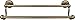 Edwardian 20.5" Wall Mounted Towel Bar Finish: German Bronze