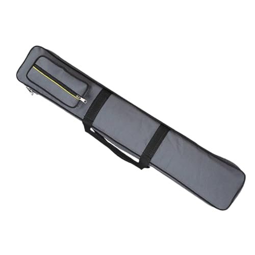 kowaku 8 Holes Billiards Pool Cue Case Snooker Cue Storage Pouch 1/2 Snooker Billiard Cue Case Portable Billiard Rod Storage Bag, Blue