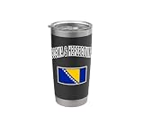 Bosnia and Herzegovina Flag Stainless Steel Insulated Tumbler
