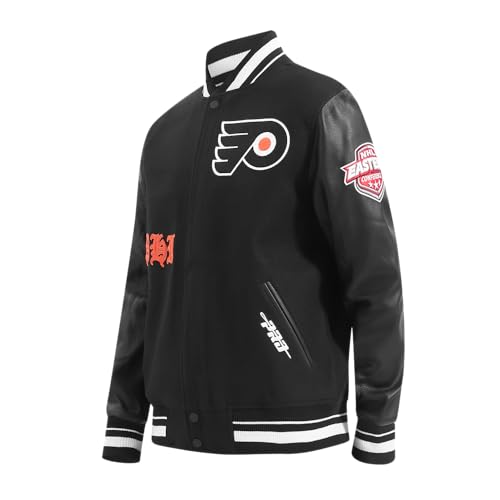 Image of Pro Standard Mens NHL Old English Varsity Jacket