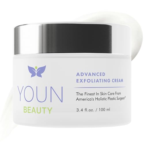 YOUN Beauty Wash-Off Exfoliating Face Wash by Dr. Anthony Youn Paraben-Free Gentle Face Exfoliator with Shea Butter Vitamin E Jojoba Oil and Grapeseed Oil (100 ml)