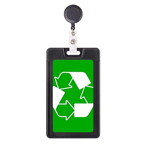 Étui rétractable pour badge et carte verte avec bobine à enroulement automatique fluide