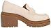 Michael Kors Damen Rocco Heeled Loafer Moccasin, Light Cream, 39.5 EU