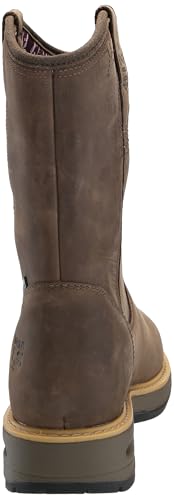 Timberland PRO Timberland PRO Women's Ashlar Pull-On Alloy Safety Toe Waterproof Industrial Western Work Boot, Turkish Coffee-2024 NEW, 6