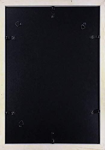 Studio 500 4 Value Pack Of 12 By 18-Inch Real Solid Pine Wood Photo Frames, Tempered Glass, With Acid Free Off-White Core Mat Board For 11X17 Photos, Comes In 2 Colors: (Black) #TOP3