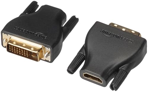 Image of foxaa HDMI to DVI-D Adapter - 2-Pack, Black